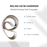 FEIFAN PU Double Tooth Timing Belts